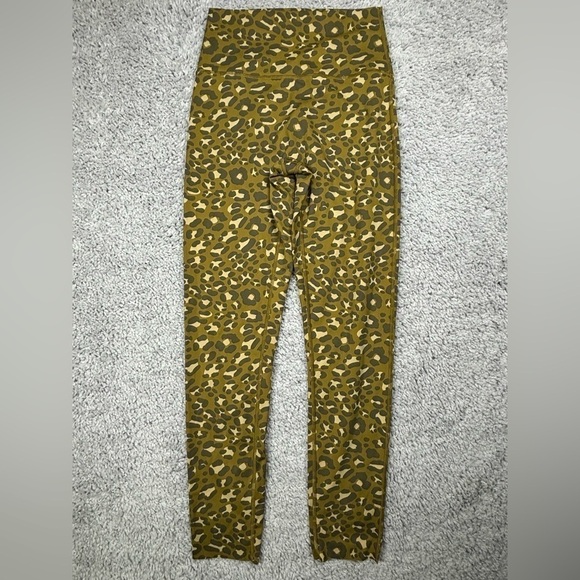 Aerie Leggings Womens Medium High Rise Leopard Print Activewear Loungewear Gym - Picture 1 of 3